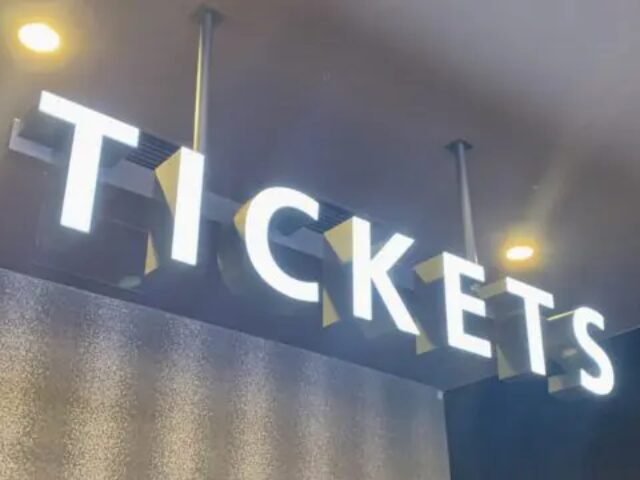 立体的な表示のTICKETS